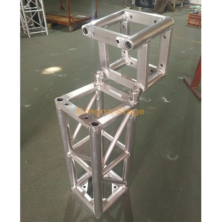 Sección de bisagra de armazón de tornillo de aluminio para torre de armazón