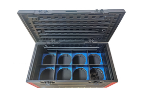 Suministros de caja de vuelo de plástico PE para luz Par 