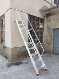 (un solo poste) Escaleras de aluminio para exteriores Escaleras para áticos Escaleras de seguridad para exteriores Escalera de escalada Escalera de escalada para el hogar