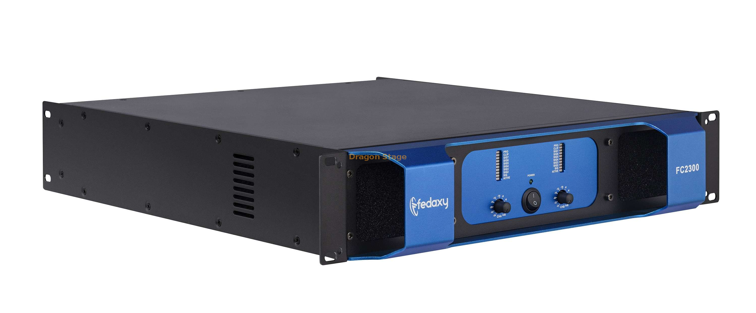 Amplificador de potencia de sistema de sonido clase H con 2 canales, 300 vatios en 8 ohmios, marcas de amplificador de potencia estéreo