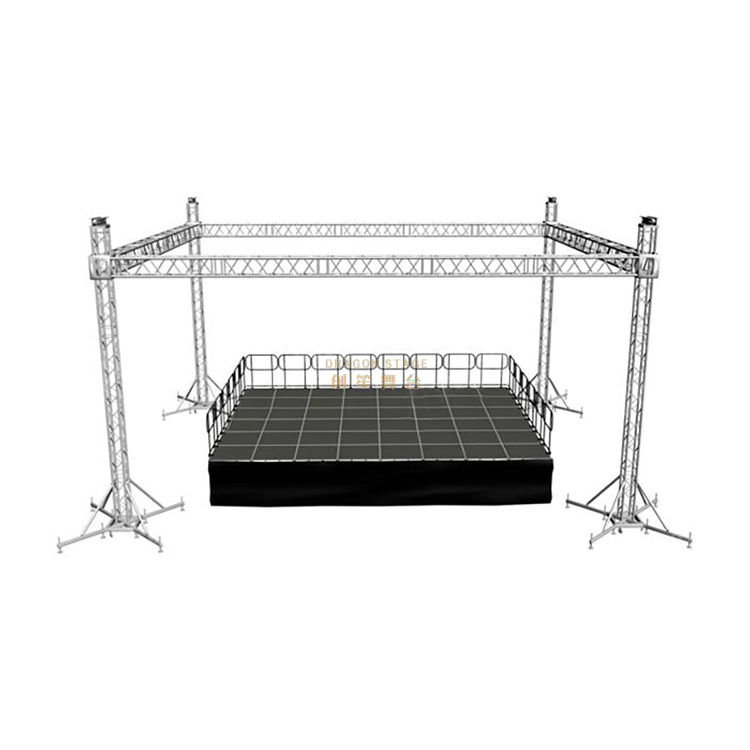 Pequeño escenario al aire libre de aluminio personalizado para conciertos